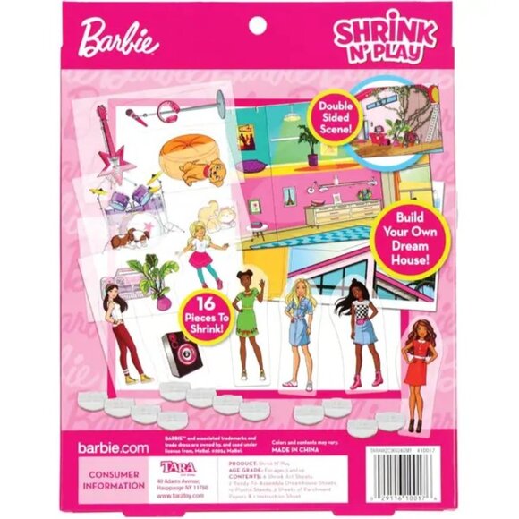 Barbie: Dreamhouse Adventures - Shrink N' Play Activity Pack by Tara Toys - Picture 2 of 2